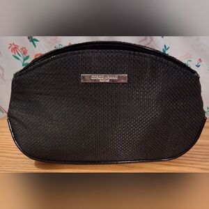 NWOT Giorgio Armani Parfume Black Mesh Travel Cosmetic Beauty Pouch Bag